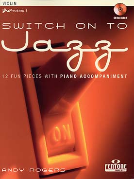 Illustration switch on to jazz avec cd violon