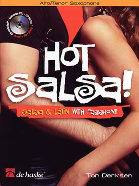 Illustration de HOT SALSA ! 10 pièces de Ton Derksen, inspirées de divers styles de salsa (alto ou ténor)