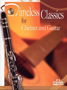 Illustration de TIMELESS CLASSICS : 10 pièces du 16e au 19e siècle avec partie accompagnement guitare et CD play-along