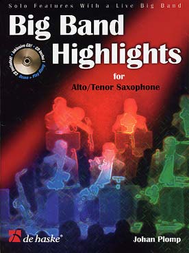 Illustration de BIG BAND HIGHLIGHTS : 8 solos avec accompagnement big band sur CD