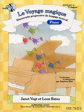 Illustration de Le VOYAGE MAGIQUE, par Janet Vogt et Leon Bates (trad. Stéphane Blet) Niveau 4 Voyageur - Piano + CD play-along
