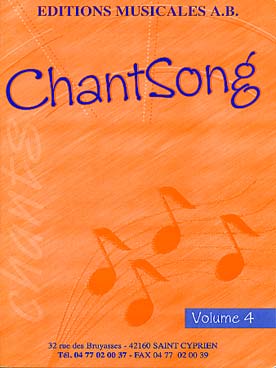 Illustration de CHANTSONG (accompagnement piano MP3) - Vol. 4