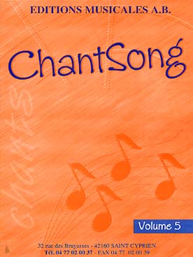 Illustration de CHANTSONG (accompagnement piano MP3) - Vol. 5