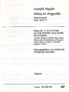 Illustration de Missa in angustiis Hob XXII:11 (messe Nelson) orgue