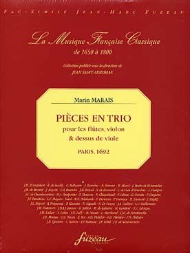 Illustration de Pièces en trio pour flûtes, violons et dessus de viole