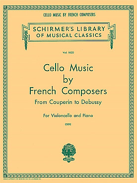 Illustration de CELLO MUSIC by french composers from Couperin to Debussy