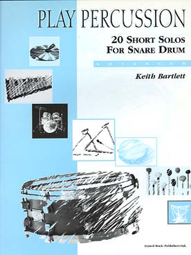 Illustration de 20 Short solos for snare drum (advanced)