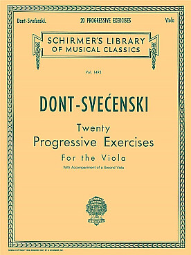 Illustration de 20 Exercices progressifs (avec un accompagnement 2e violon ad lib.)