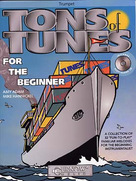 Illustration de TONS OF TUNES for the beginner avec  play-along en téléchargement   