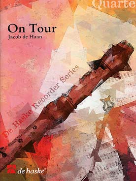 Illustration de On tour pour quatuor de flûtes à bec