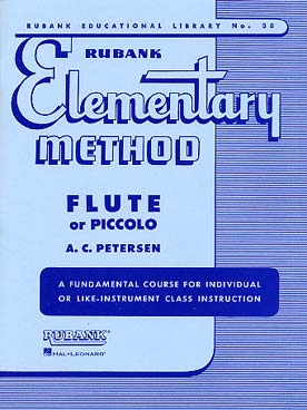 Illustration de Elementary method flute or piccolo