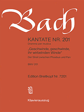 Illustration de Cantate BWV 201 (réd. chant/piano)