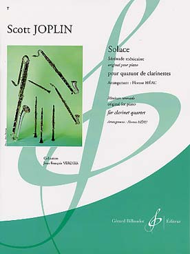 Illustration de Solace, sérénade mexicaine (tr. Héau pour quatuor de clarinettes)