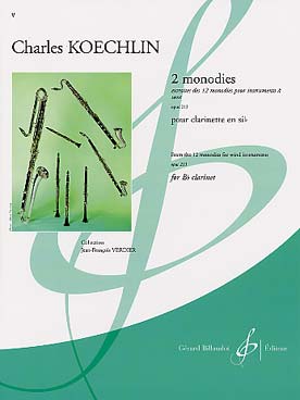 Illustration de 2 Monodies op. 213 extraites des 12 monodies pour instruments à vent