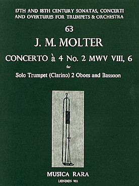 Illustration de Concerto N° 2 MVW VIII 6 pour trompette, 2 hautbois et basson