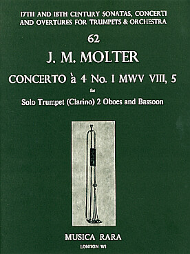 Illustration de Concerto N° 1 MVW VIII 5 pour trompette, 2 hautbois et basson