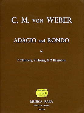 Illustration de Adagio et rondo pour 2 clarinettes, 2 cors et 2 bassons