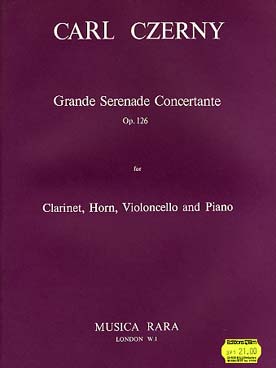 Illustration de Grande sérénade concertante op. 126 pour clarinette, cor, violoncelle et piano