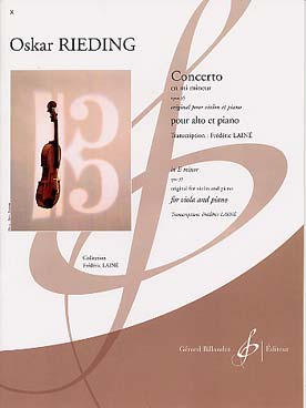 Illustration de Op. 35 : Concerto en si m, tr. en mi min - éd. Billaudot, tr. Lainé