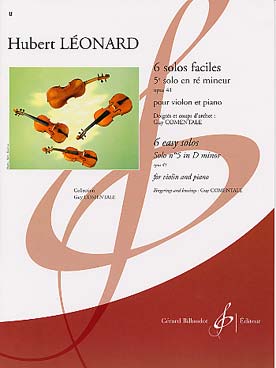 Illustration leonard solo op. 41 n° 5 en re min