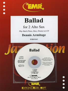 Illustration de Collection "Jazzination" avec piano + CD - Ballad (saxos altos)