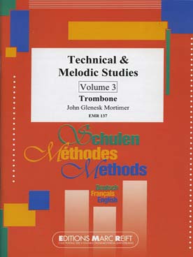 Illustration de Technical and melodic studies - Vol. 3 : 3e année