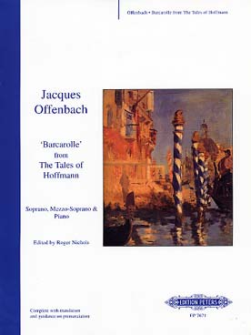 Illustration de Barcarolle pour soprano et mezzo-soprano et piano