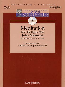 Illustration massenet meditation de thais