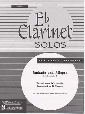 Illustration de Andante et allegro de la sonate en sol M (tr. Voxman)