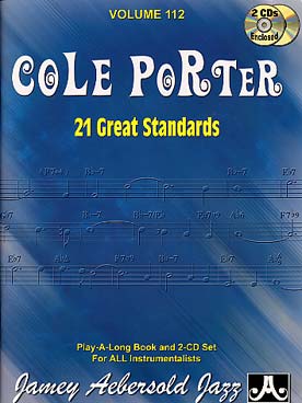 Illustration de AEBERSOLD : approche de l'improvisation jazz tous instruments - Vol. 112 : Cole Porter