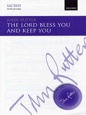 Illustration de The lord bless you and keep you pour 4 voix et orgue ou cordes