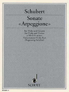 Illustration de Sonate arpeggione en la m - Partie d'alto