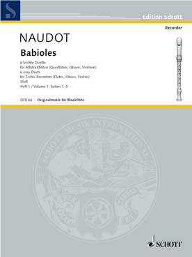 Illustration de Babioles, 6 duos op. 11 - Vol. 1