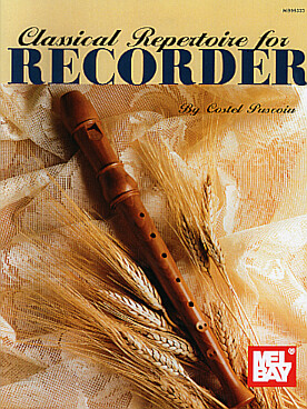 Illustration classical repertoire for recorder