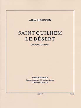 Illustration de Saint Guilhem le désert pour 3 guitares