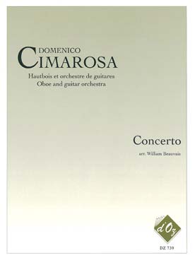 Illustration de Concerto, tr. Beauvais pour hautbois et orchestre de guitares