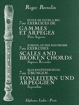 Illustration de ÉCOLE DE LA FLUTE A BEC pour soprano