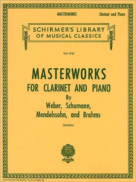 Illustration de MASTERWORKS pour clarinette