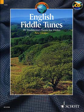 Illustration english fiddle tunes avec cd