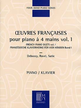 Illustration oeuvres francaises a 4 mains vol. 1