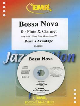 Illustration de Collection "Jazzination" avec piano + CD - Bossa Nova pour flûte et clarinette