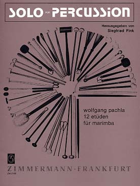 Illustration pachla etudes (12) pour marimba