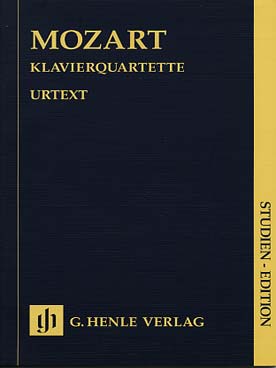 Illustration de Quatuors avec piano K 478 et 493