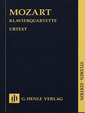 Illustration de Quatuors avec piano K 478 et 493