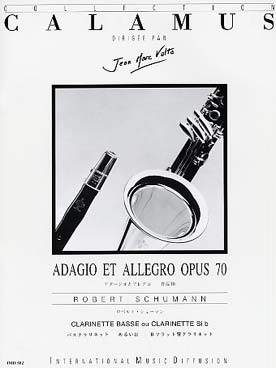 Illustration de Adagio et allegro op. 70 pour clarinette basse ou clarinette si b