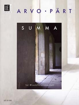 Illustration de Summa pour quatuor de flûtes à bec