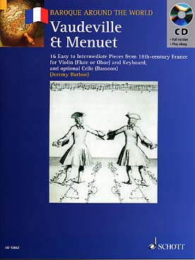 Illustration de VAUDEVILLE AND MENUET : 16 pièces françaises du 18e siècle