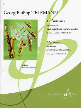 Illustration de 12 Fantaisies pour flûte, tr. Fourmeau pour saxophone soprano ou alto