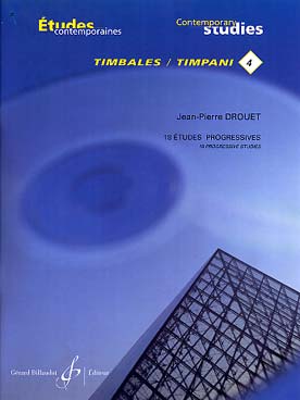 Illustration de Études contemporaines pour timbales - Vol. 4 : 18 études progressives