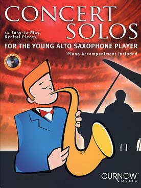 Illustration de CONCERT SOLOS : 12 pièces faciles de divers auteurs